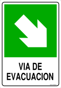 VIA DE EVACUACION