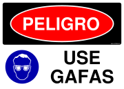 PELIGRO USE GAFAS