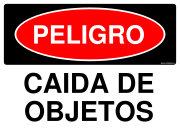 PELIGRO CAIDA DE OBJETOS