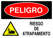 PELIGRO RIESGO DE ATRAPAMIENTO