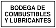 BODEGA DE COMBUSTIBLES Y LUBRICANTES