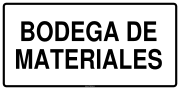 BODEGA DE MATERIALES
