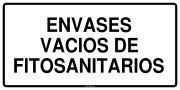 ENVASES VACIOS DE FITOSANITARIOS