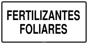 FERTILIZANTES FOLIARES