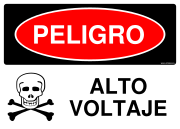 PELIGRO ALTO VOLTAJE