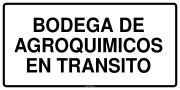 BODEGA DE AGROQUIMICOS EN TRANSITO