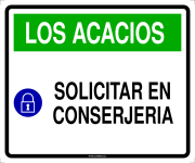 LOS ACACIOS SOLICITAR EN CONSERJERIA
