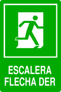 ESCALERA FLECHA DER