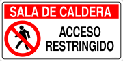SALA DE CALDERA ACCESO RESTRINGIDO