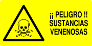 ¡¡ PELIGRO !! SUSTANCIAS VENENOSAS