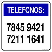 TELEFONOS: 7845 9421 7211 1641