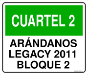 CUARTEL 2 ARÁNDANOS LEGACY 2011 BLOQUE 2