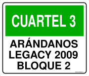 CUARTEL 3 ARÁNDANOS LEGACY 2009 BLOQUE 2
