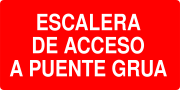 ESCALERA DE ACCESO A PUENTE GRUA
