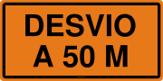 DESVIO A 50 M