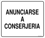 ANUNCIARSE A CONSERJERIA