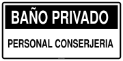 BAÑO PRIVADO PERSONAL CONSERJERIA