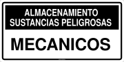 ALMACENAMIENTO SUSTANCIAS PELIGROSAS MECANICOS