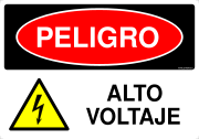 PELIGRO ALTO VOLTAJE