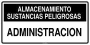 ALMACENAMIENTO SUSTANCIAS PELIGROSAS ADMINISTRACION