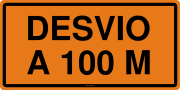 DESVIO A 100 M
