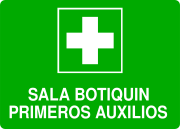 SALA BOTIQUIN PRIMEROS AUXILIOS