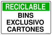RECICLABLE BINS EXCLUSIVO CARTONES