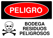 PELIGRO BODEGA RESIDUOS PELIGROSOS