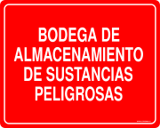 BODEGA DE ALMACENAMIENTO DE SUSTANCIAS PELIGROSAS