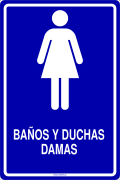 BAÑOS Y DUCHAS DAMAS
