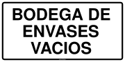 BODEGA DE ENVASES VACIOS