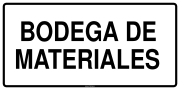 BODEGA DE MATERIALES