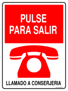PULSE PARA SALIR LLAMADO A CONSERJERIA