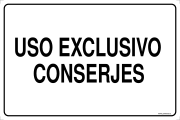 USO EXCLUSIVO CONSERJES