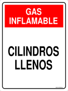GAS INFLAMABLE CILINDROS LLENOS