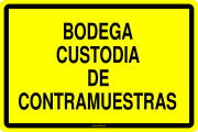 BODEGA CUSTODIA DE CONTRAMUESTRAS
