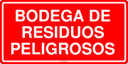 BODEGA DE RESIDUOS PELIGROSOS
