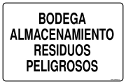BODEGA ALMACENAMIENTO RESIDUOS PELIGROSOS