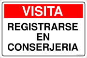 VISITA REGISTRARSE EN CONSERJERIA