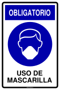 OBLIGATORIO USO DE MASCARILLA