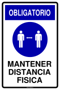 OBLIGATORIO MANTENER DISTANCIA FISICA