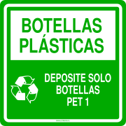 BOTELLAS PLÁSTICAS DEPOSITE SOLO BOTELLAS PET 1