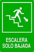 SOLO BAJADA ESCALERA SOLO BAJADA