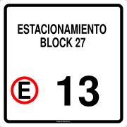 ESTACIONAMIENTO BLOCK 27 13