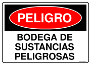 PELIGRO BODEGA DE SUSTANCIAS PELIGROSAS