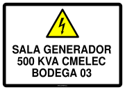 SALA GENERADOR 500 KVA CMELEC BODEGA 03