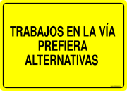 TRABAJOS EN LA VÍA PREFIERA ALTERNATIVAS