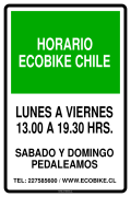 HORARIO ECOBIKE CHILE