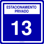 ESTACIONAMIENTO PRIVADO 13