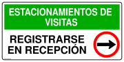ESTACIONAMIENTOS DE VISITAS REGISTRARSE EN RECEPCIÓN